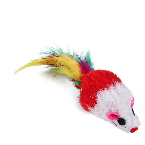 Kitten Toys Variety Pack - Combination Set of Pet Cat Toys, Cat Stick, Sisal Mouse, Bell Ball